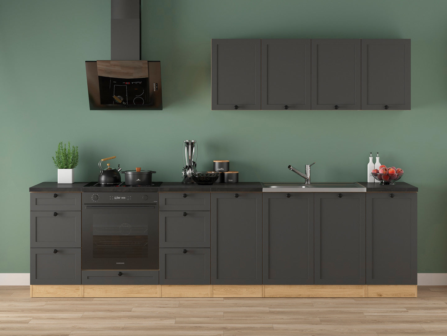 Linear Flat Pack Kitchens