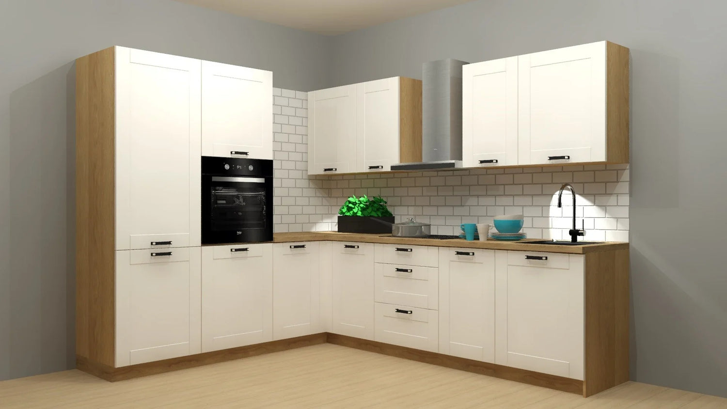Corner Flat Pack Kitchens