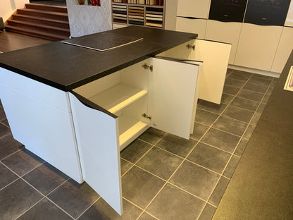 Expo 4 Vitre Modern High-Gloss Island Kitchen
