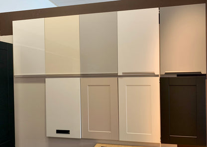 Expo 42 Sole Modern White Kitchen with Cooking Island – Showroom Model (Flat-Pack Assembly Kit)