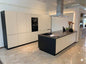 Kitchen with Island - Iris beige Model in Flat-Pack