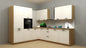Corner Kitchen Set Edan – 230x275 cm, White
