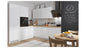 Family Line Sole Corner Kitchen Furniture Set 225x260 cm – White Gloss (Without Worktop)