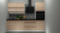 Family Line Sole Kitchen Furniture Set 260 cm – Arlington Oak (Without Worktop)