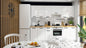 Family Line Top Line Kitchen Furniture Set 260 cm – White Gloss (Without Worktop and Handles)