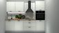 Family Line Verdi Kitchen Furniture Set 260 cm – Light Grey Matte (Without Worktop and Handles)