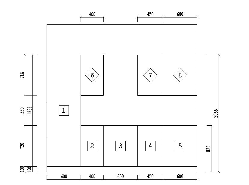 Family Line Sole 265 cm Kitchen Set – White Gloss Finish (Worktop Not Included)